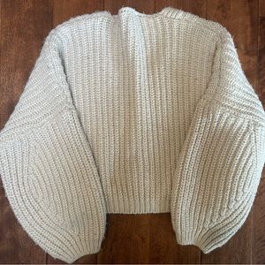Knit Cream Cardigan